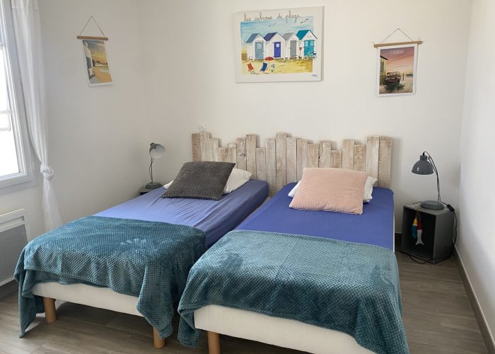 2 lits en 90 dans la seconde chambre